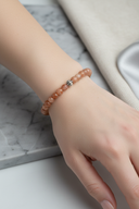 Güneş Taşı 6mm Doğal Taş Bileklik