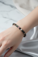 Renkli Turmalin 6mm Doğal Taş Bileklik