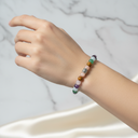 Koç Burcu Doğal Taş Bileklik – Akuamarin, Ametist, Ay Taşı, Güneş Taşı, Jasper, Pembe Kuvars ve Yeşil Aventurin