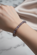 Lepidolit 6mm Doğal Taş Bileklik