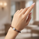 Akrep Burcu Doğal Taş Makrome Bileklik