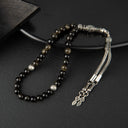 Golden Obsidyen Doğal Taş Tesbih 33lük - 6mm