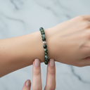 Yosunlu Akik 6mm Doğal Taş Bileklik