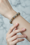 Labradorit 10mm Doğal Taş Bileklik