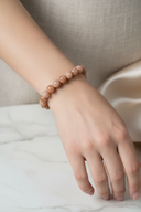 Güneş Taşı 8mm Doğal Taş Bileklik