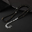 Golden Obsidyen Doğal Taş Tesbih 99luk - 6mm