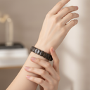 Bronzit Geniş Kesim Doğal Taş Bileklik