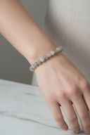 Labradorit 6mm Doğal Taş Bileklik