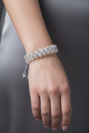 Necef 8mm Çift Sıra Makrome Doğal Taş Bileklik