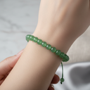 Yeşil Aventurin 8 mm Merdiven Kapama Doğal Taş Bileklik – El İşçiliği