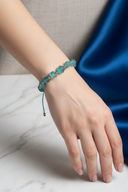 Ham Apatit Doğal Taş Bileklik – Ayarlanabilir Unisex Tasarım