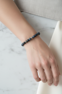 Dumortierit 6mm Doğal Taş Bileklik