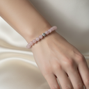 Kunzit 6mm Doğal Taş Bileklik