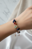 Öğrenci Bilekliği – Doğal Taş Merdiven Kapama İpli Model