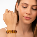 Jasper 8 mm Çift Sıra Makrome Doğal Taş Bileklik