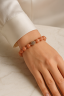 Güneş Taşı & Hematit Doğal Taş Bileklik | | Özel Üretim