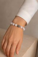 Ay Taşı & Hematit Doğal Taş Bileklik | | Özel Üretim