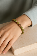 Unakit & Hematit Doğal Taş Bileklik | | Özel Üretim