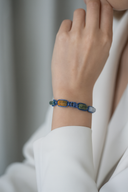 Yay Burcu Doğal Taş Makrome Örme Bileklik | | Özel Üretim