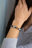 Balık Burcu Doğal Taş Makrome Örme Bileklik | | Özel Üretim