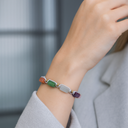 Koç Burcu Doğal Taş Makrome Örme Bileklik | | Özel Üretim