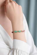 İkizler Burcu Doğal Taş Makrome Örme Bileklik | | Özel Üretim