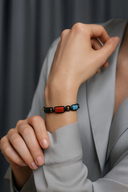 Akrep Burcu Doğal Taş Makrome Örme Bileklik | | Özel Üretim