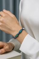 Koç Burcu Doğal Taş Makrome Örme Bileklik | | Özel Üretim