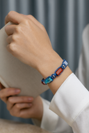 Koç Burcu Doğal Taş Makrome Örme Bileklik | | Özel Üretim