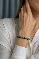 Malakit & Hematit Doğal Taş Bileklik | | Özel Üretim