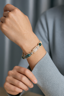 İkizler Burcu Doğal Taş Makrome Örme Bileklik | | Özel Üretim