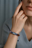 Balık Burcu Doğal Taş Makrome Örme Bileklik | | Özel Üretim