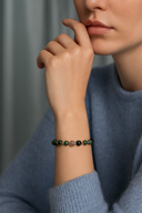 Anyolit & Hematit Doğal Taş Bileklik | | Özel Üretim