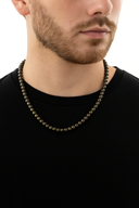 Pirit 6 mm Dizi Doğal Taş Kolye