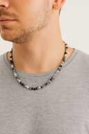 Rutilli Kuvars 6 mm Dizi Doğal Taş Kolye