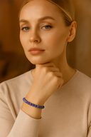 Sodalit 6 mm Doğal Taş Bileklik