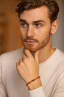 Güneş Taşı 6 mm Doğal Taş Bileklik