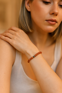 Güneş Taşı 6 mm Doğal Taş Bileklik