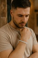 Akuamarin 6 mm Doğal Taş Bileklik