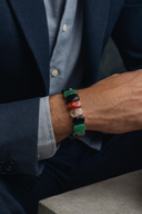 Başak Burcu Doğal Taş Geniş Kesim Erkek Bileklik