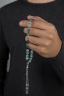 Yeşil Florit 33’lük Doğal Taş Tesbih – 8 mm