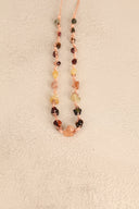 Aslan Burcu Doğal Taş Makrome Örme Kolye | | Özel Üretim