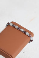 Garnet & Hematit Doğal Taş Makrome Bileklik