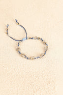 Labradorit Doğal Taş Makrome Bileklik