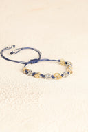 Labradorit – Sitrin Doğal Taş Makrome Bileklik