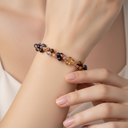 Aslan Burcu Doğal Taş Makrome Bileklik