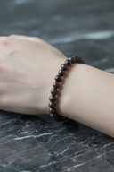 Azurit 6mm Doğal Taş Bileklik