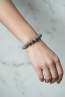 Gri Jasper 10mm Doğal Taş Bileklik