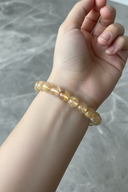 Altın Rutilli Kuvars 6mm Doğal Taş Bileklik