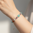 Başak Burcu Doğal Taş Makrome Bileklik